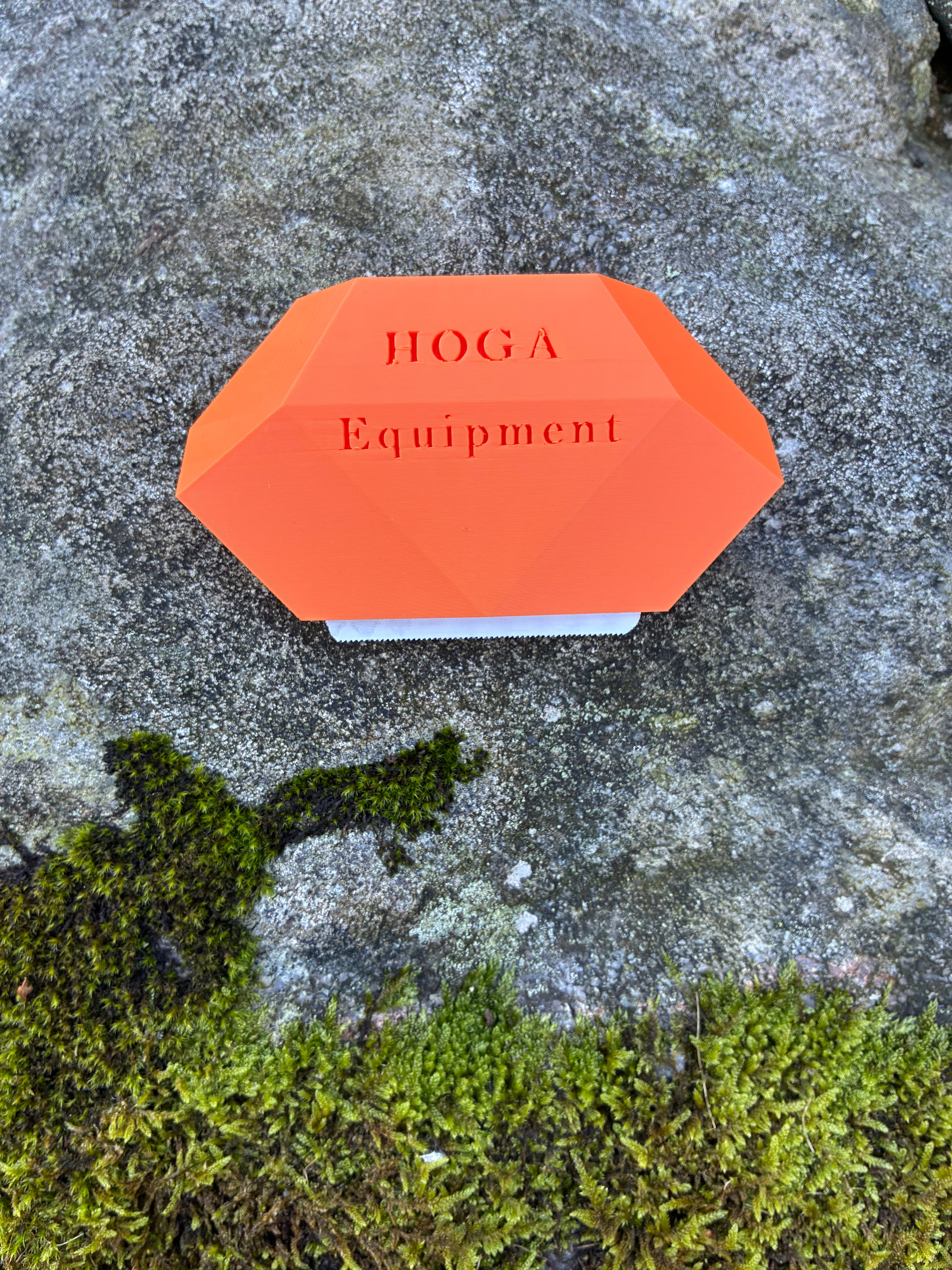 Hundekam - Hoga Equipment - Oransj